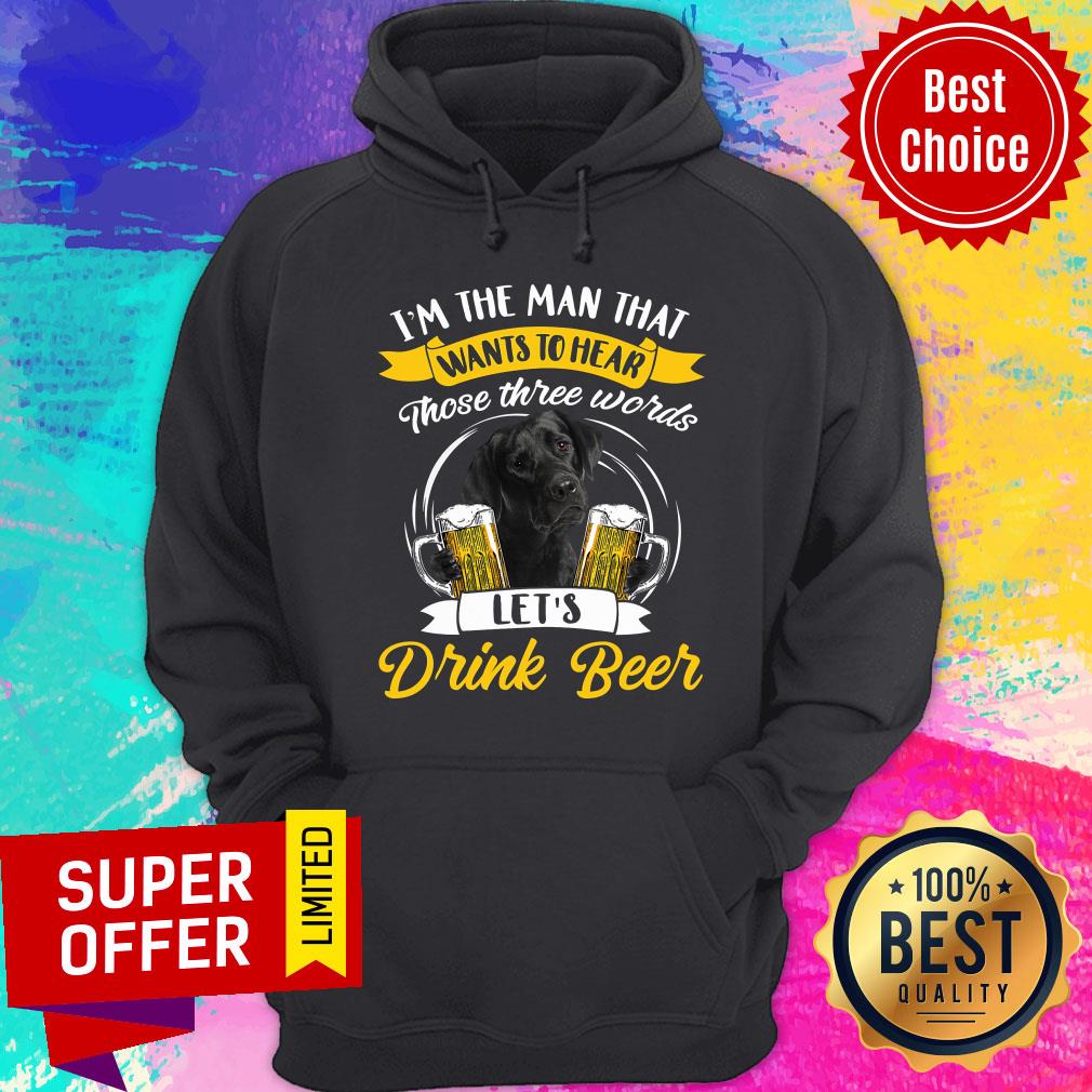 Black Labrador Drink Beer Shirt - Image 2