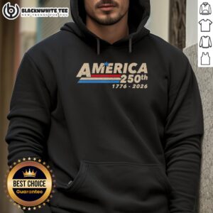 Alternative view of Good 250th Patriotic 250 Year American Anniversary Usa T-Shirt