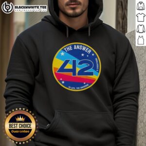 Alternative view of Good The Answer Is 42 To Life The Universe And Everything T-Shirt