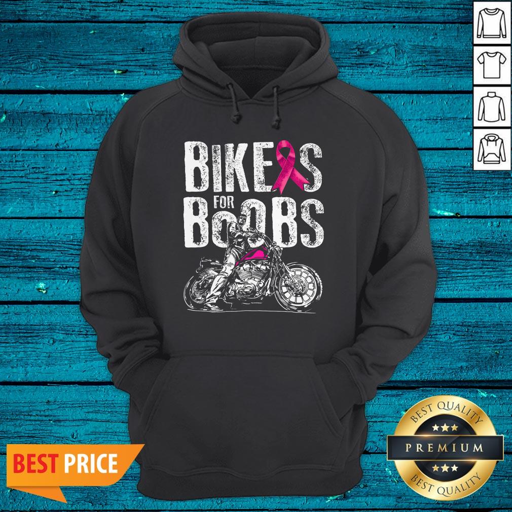 Official Premium Bikers For Boobs Shirt - Image 5