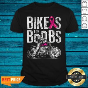Official Premium Bikers For Boobs Shirt