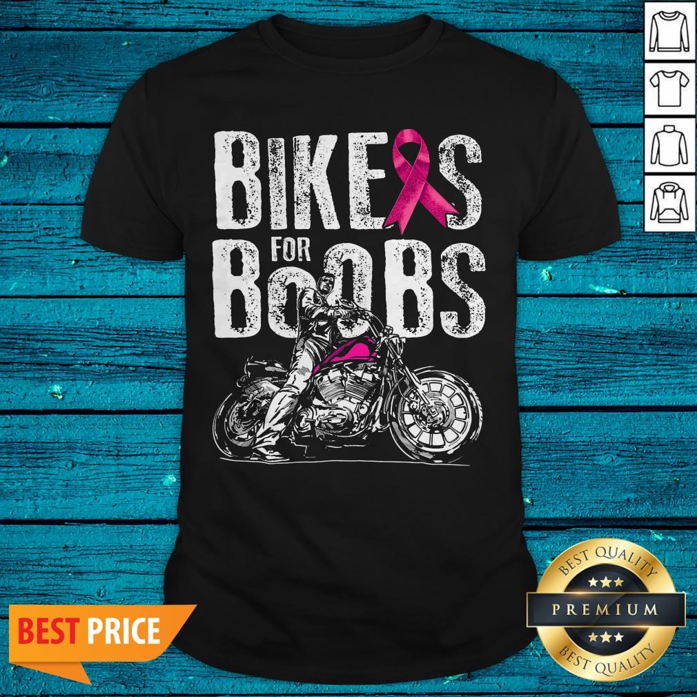 Official Premium Bikers For Boobs Shirt