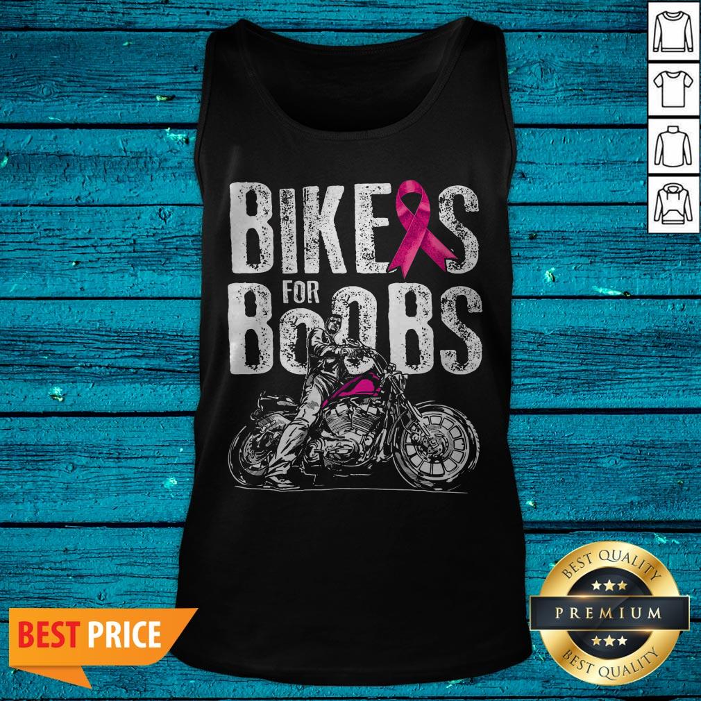 Official Premium Bikers For Boobs Shirt - Image 3