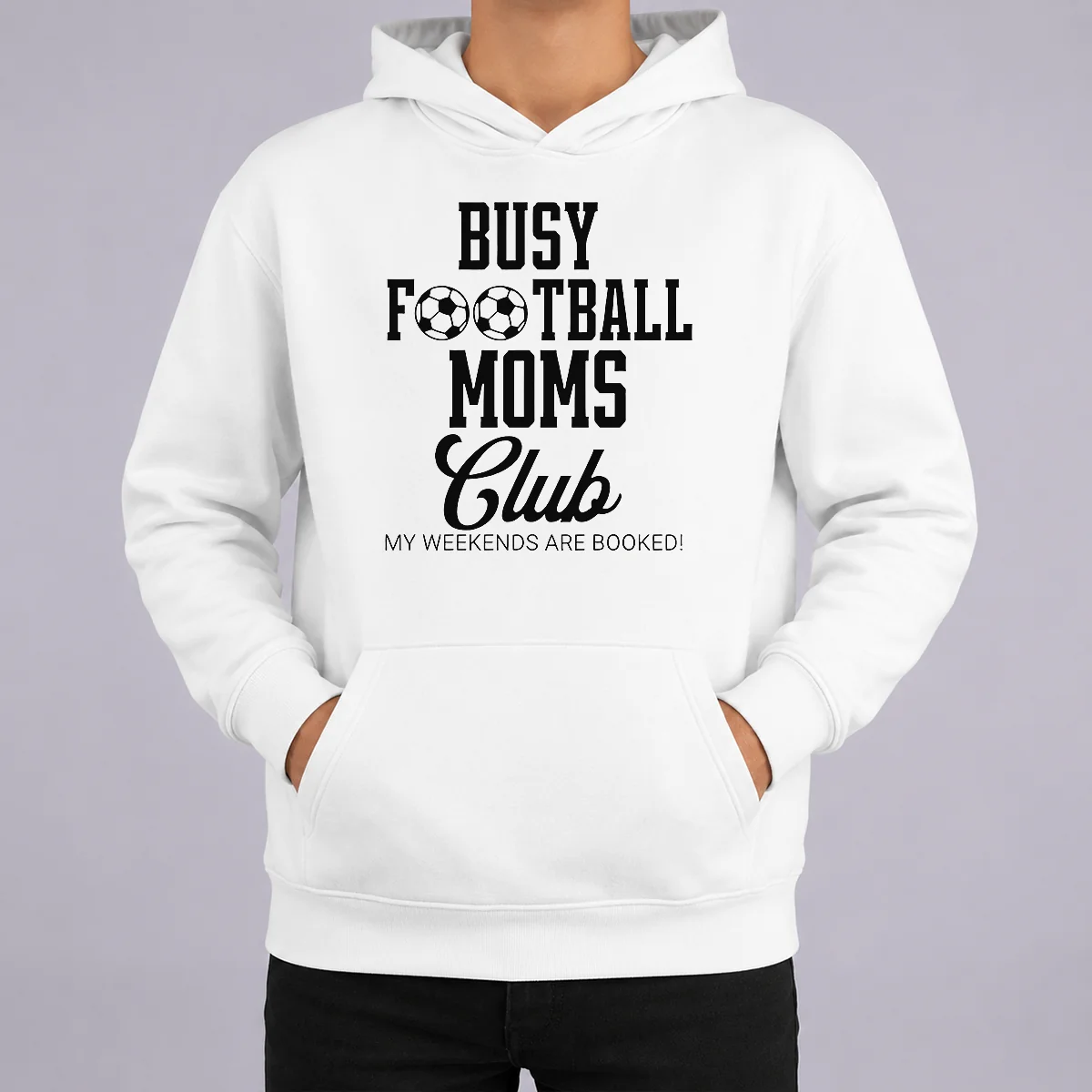 Premium Top Busy Football Moms Club My Weekends Are Booked Shirt - Image 5