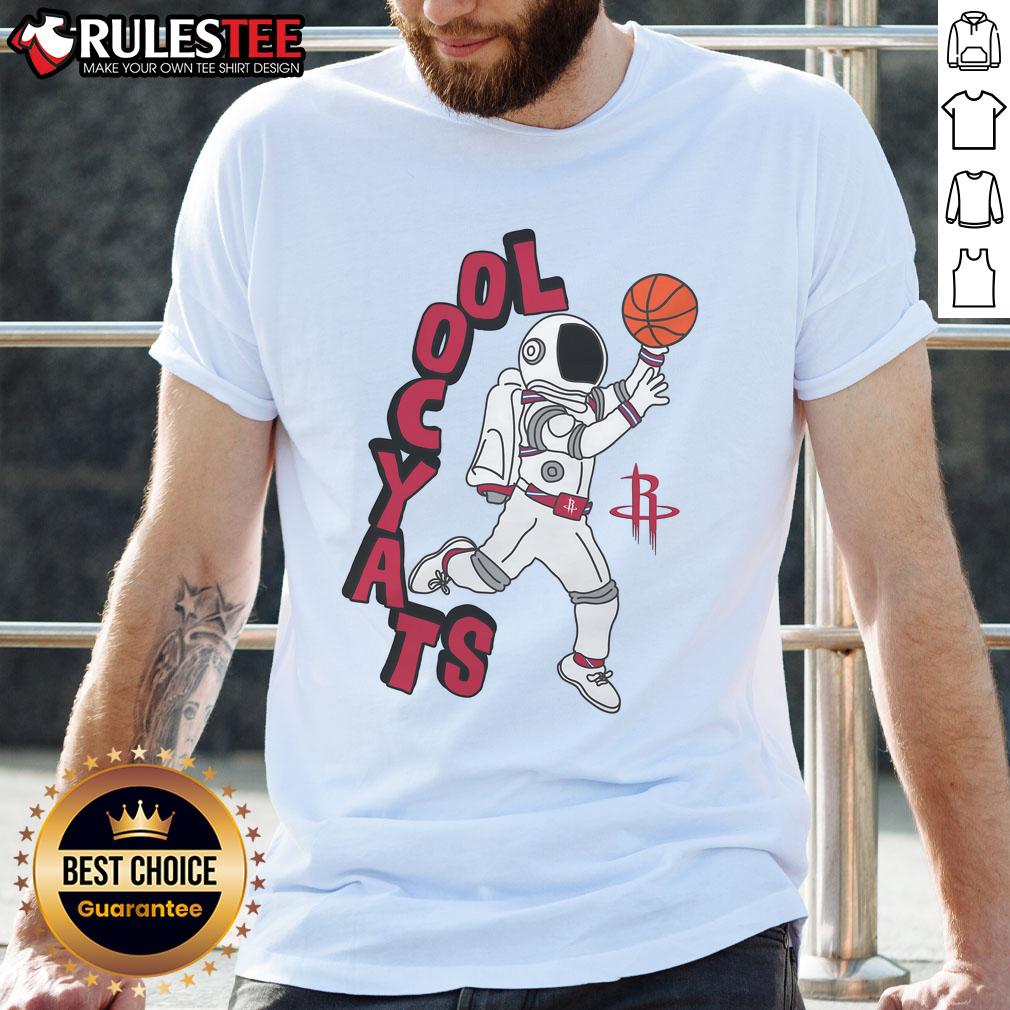 Awesome Houston Rockets Stadium Essentials NBA X Staycool Mascot T-Shirt