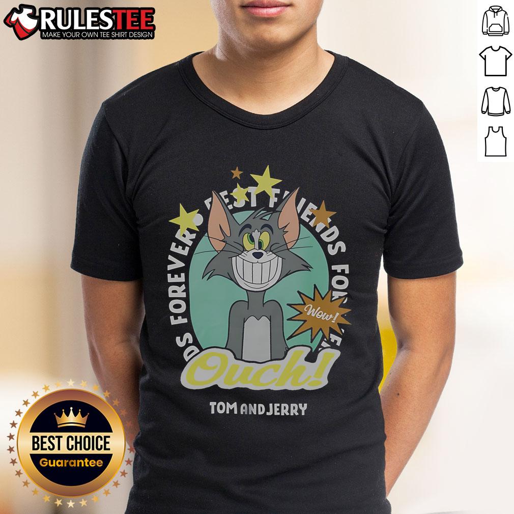 Funny Tom & Jerry Ouch Forever Best Friends T-Shirt