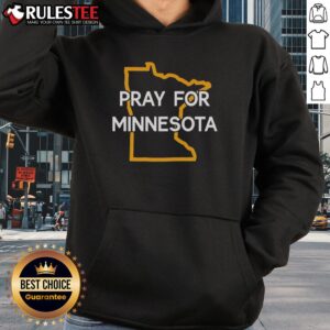 Alternative view of Good Pray For Minnesota State Outline T-Shirt