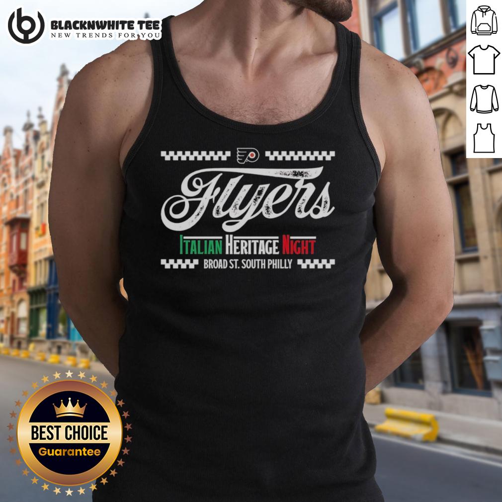 Top Philadelphia Flyers Italian Heritage Night T-Shirt - Image 3