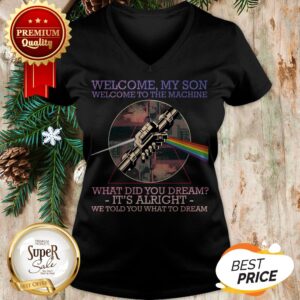 Alternative view of Official Welcome To The Machine Lyrics Pink Floyd Shirt