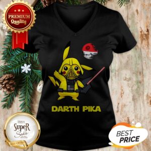 Alternative view of Pikachu Darth Pika Death Star Wars Darth Vader Shirt