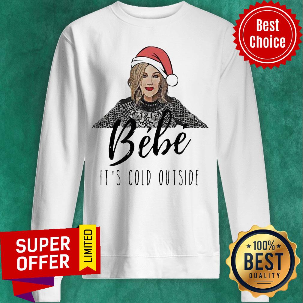 Funny Moira Rose Bébé It’s Cold Outside Christmas Shirt - Image 3