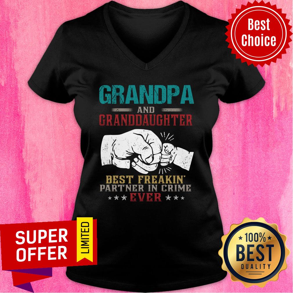 Grandpa And Granddaughter Best Freakin Ever Shirt - Image 2