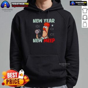 Alternative view of Awesome New Year New Meep Gym Cartoon T-Shirt
