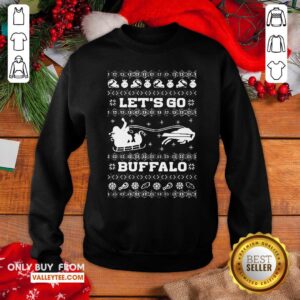 Alternative view of Lovely Let Go Buffalo Bills Ugly Christmas Shirt