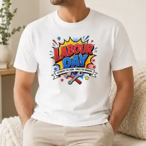 Nice Top Pop Art Comic Labour Day Celebrate Workers Shirt