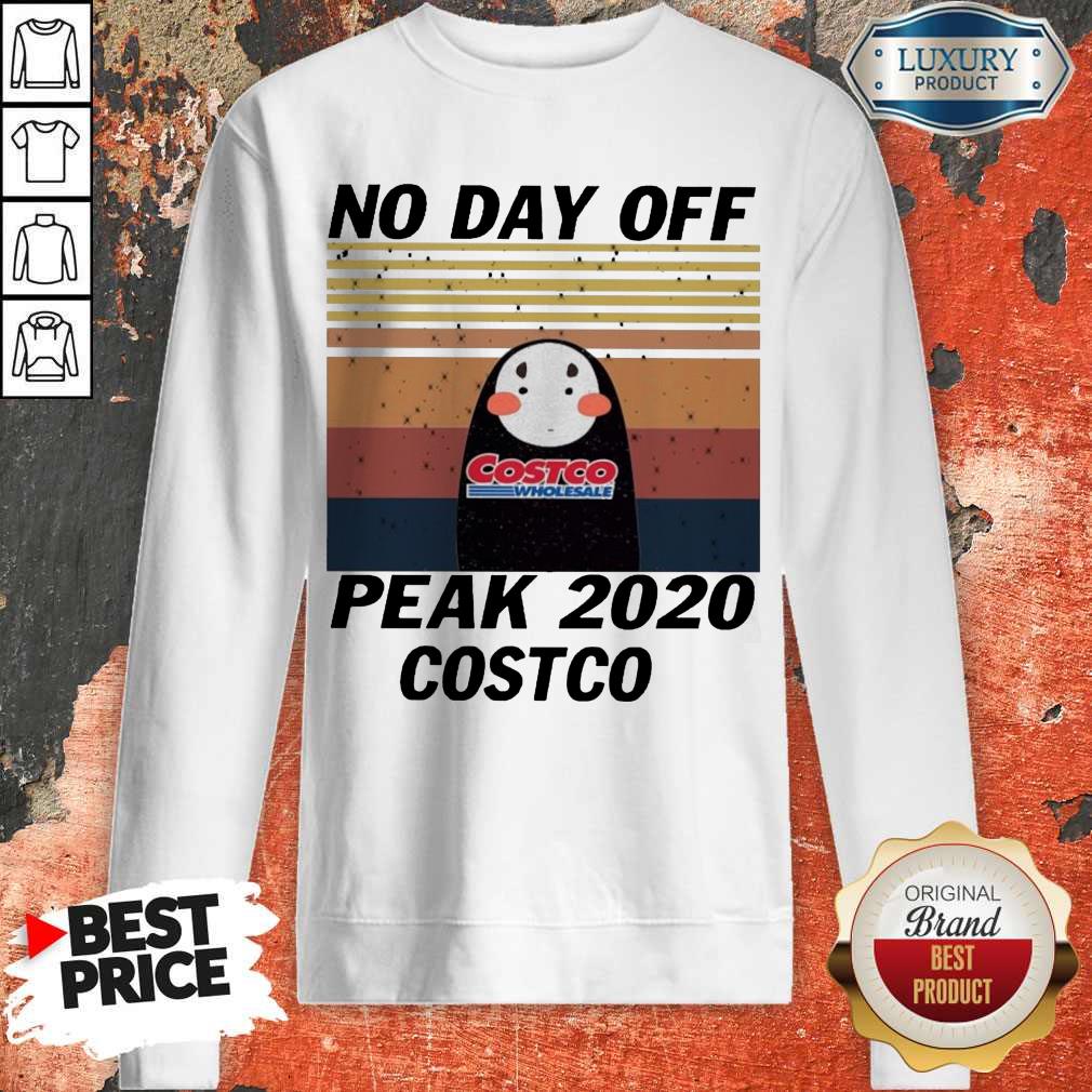 Official Kaonashi No Day Off Peak 2020 Costco Vintage Shirt - Image 4