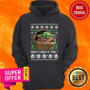 Alternative view of Official 2020 What Child Is This Baby Yoda Ugly Christmas Shirt