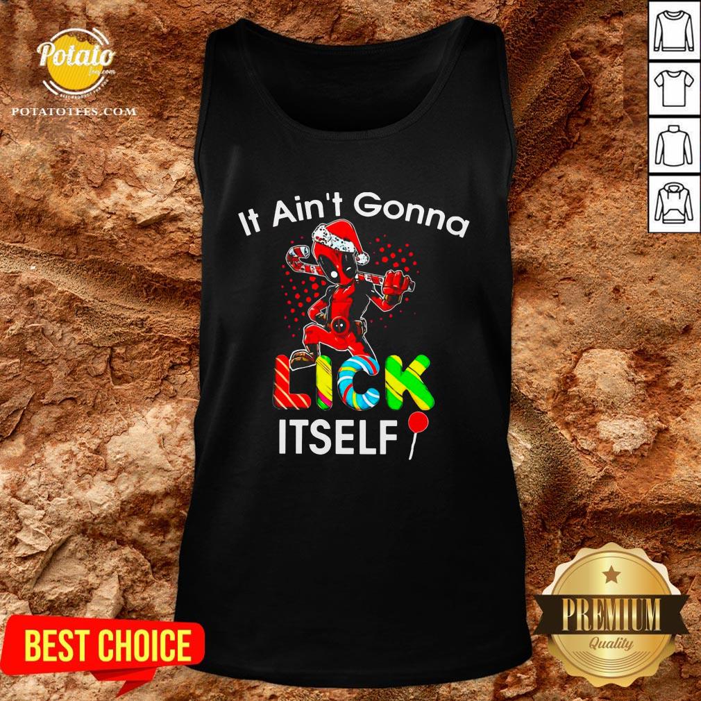 Official Deadpool It Ain’t Gonna Lick Itself Christmas Shirt - Image 3