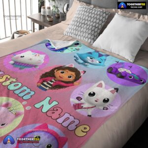 Alternative view of Official Disney Gabby's Dollhouse Blanket Fleece Customized Blanket