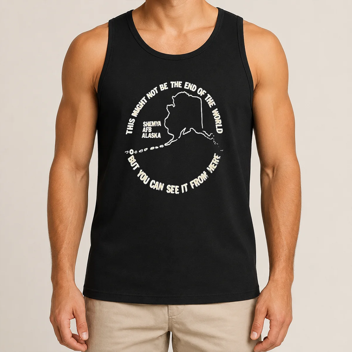 Hot Pretty This Might Not Be The End Of The World But You Can See It From Here Shemya Afb Alaska Shirt - Image 3