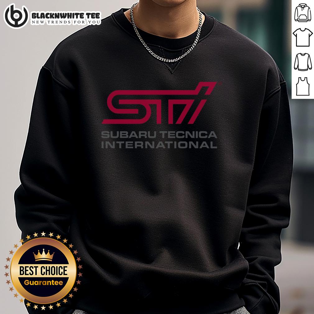 Original STI Logo Subaru Techica International T-Shirt - Image 5