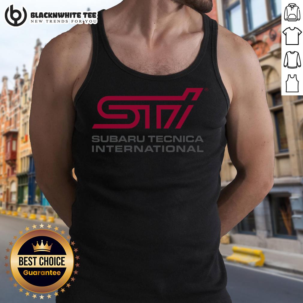 Original STI Logo Subaru Techica International T-Shirt - Image 4