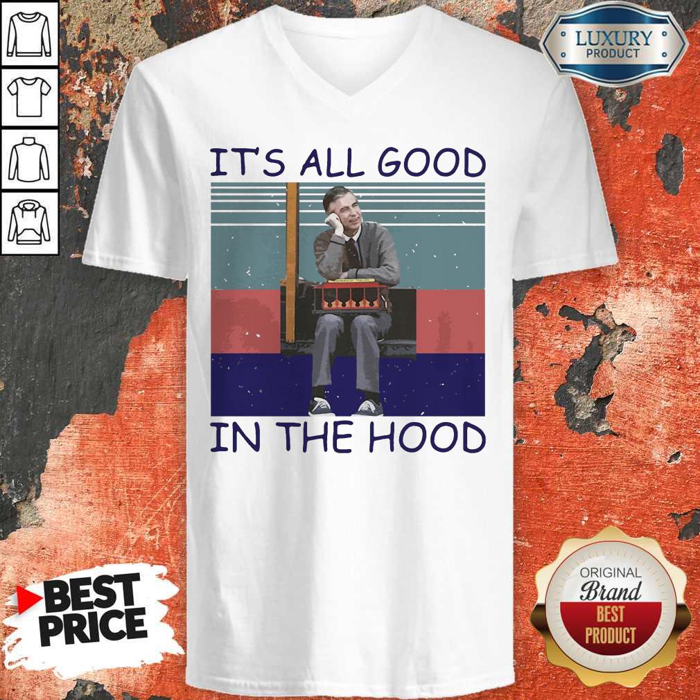 Funny Vintage It’s All Good In The Hood Shirt - Image 4