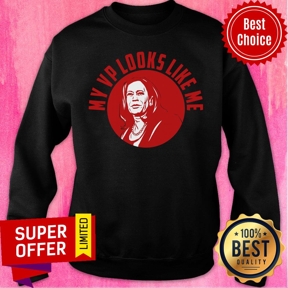 Premium My Vp Looks Like Me Kamala Harris 2020 Vice President Shirt - Image 3