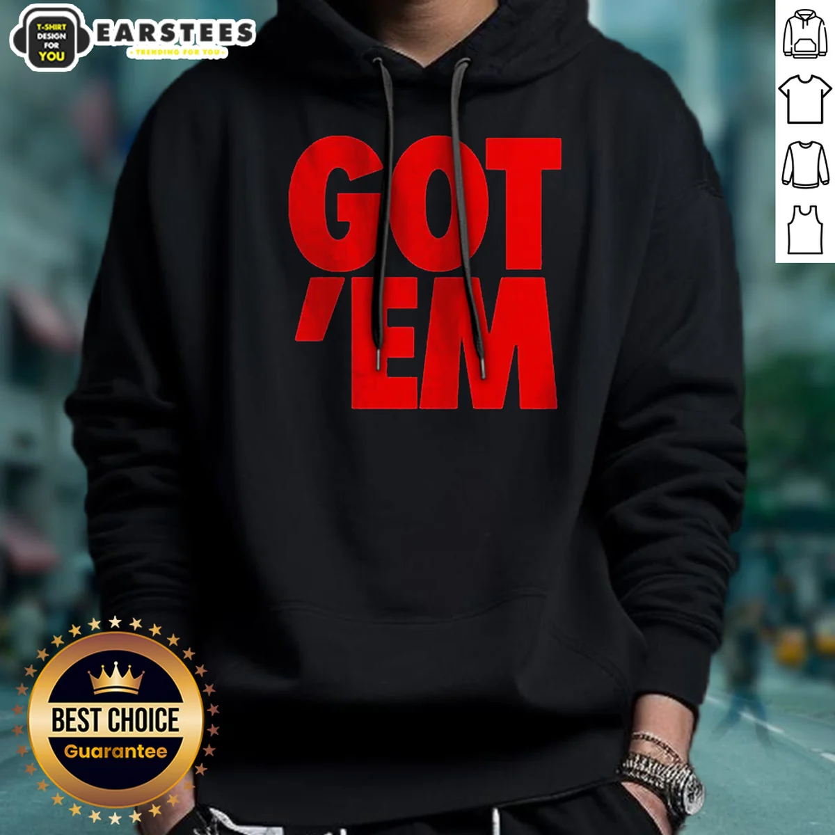 Official Got Em Bold Red Text Shirt - Image 3
