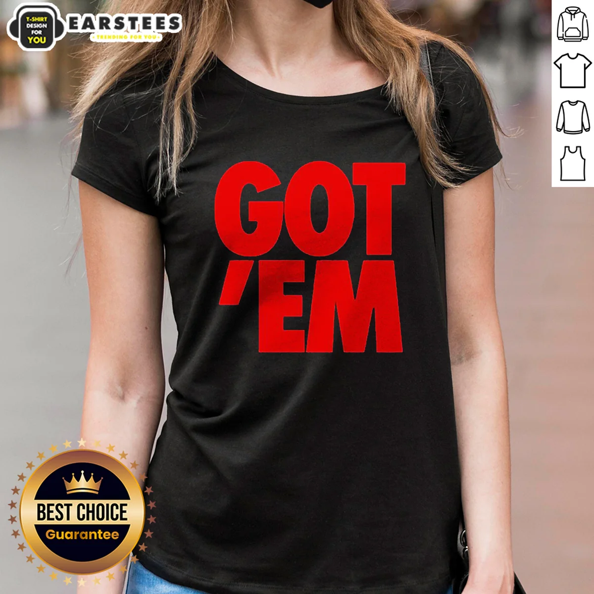 Official Got Em Bold Red Text Shirt - Image 2