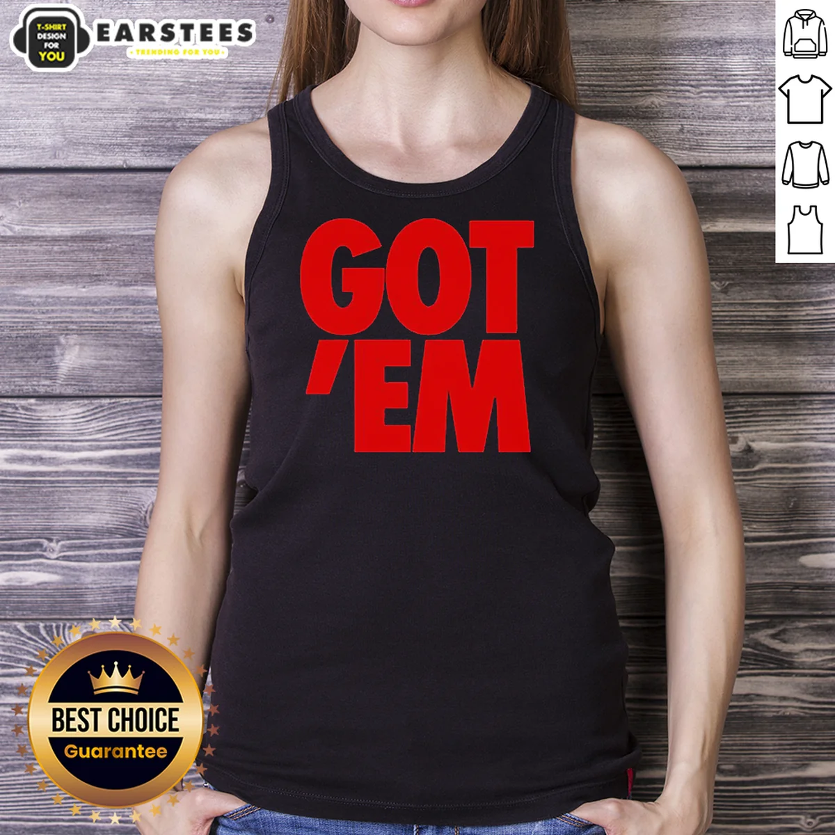 Official Got Em Bold Red Text Shirt - Image 5