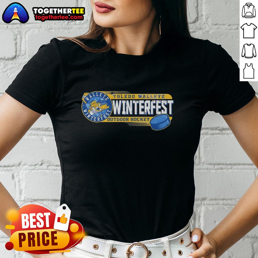 Good Toledo Walleye Winterfest Outdoor Hockey Vintage T-Shirt - Image 2