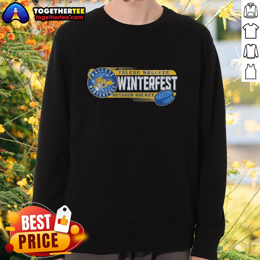 Good Toledo Walleye Winterfest Outdoor Hockey Vintage T-Shirt - Image 4