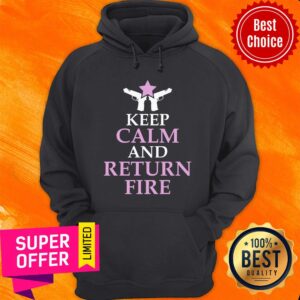 Alternative view of Gun Keep Calm And Return Fire Shirt