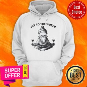Alternative view of Joy To The World Santa Wine Shirt