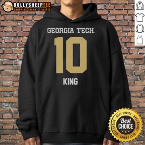 Alternative view of Good Georgia Tech Yellow Jackets Football Haynes King #10 T-Shirt