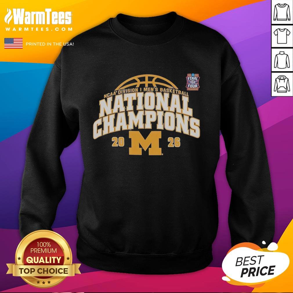 Good Michigan Wolverines Ncaa Division I Men's Basketball National Champions Final Four Vintage T-Shirt - Image 5