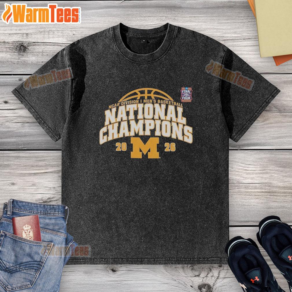 Good Michigan Wolverines Ncaa Division I Men's Basketball National Champions Final Four Vintage T-Shirt - Image 6