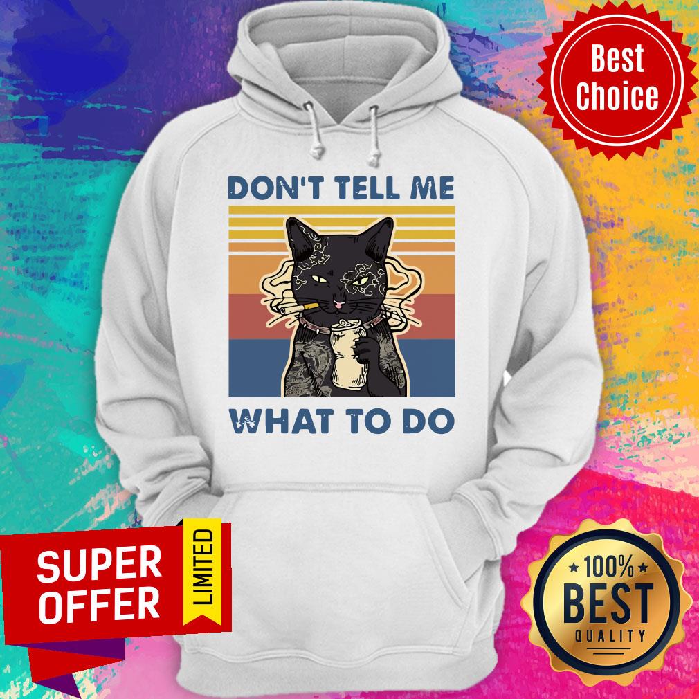 Premium Cat Don’t Tell Me What To Do Vintage Shirt - Image 3