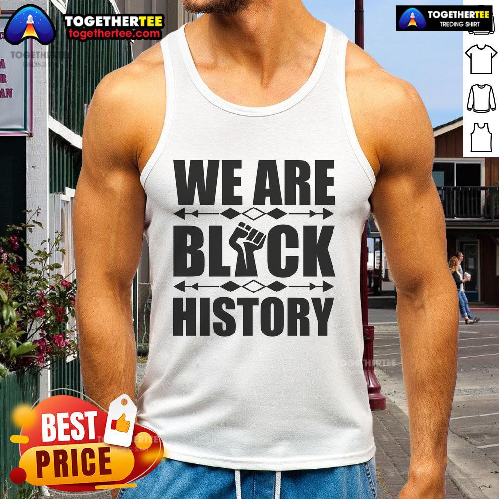 Official We Are Black History Fist T-Shirt - Image 4
