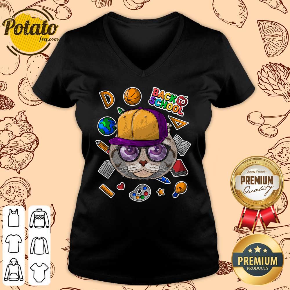 Cat Back To School Shirt - Image 3