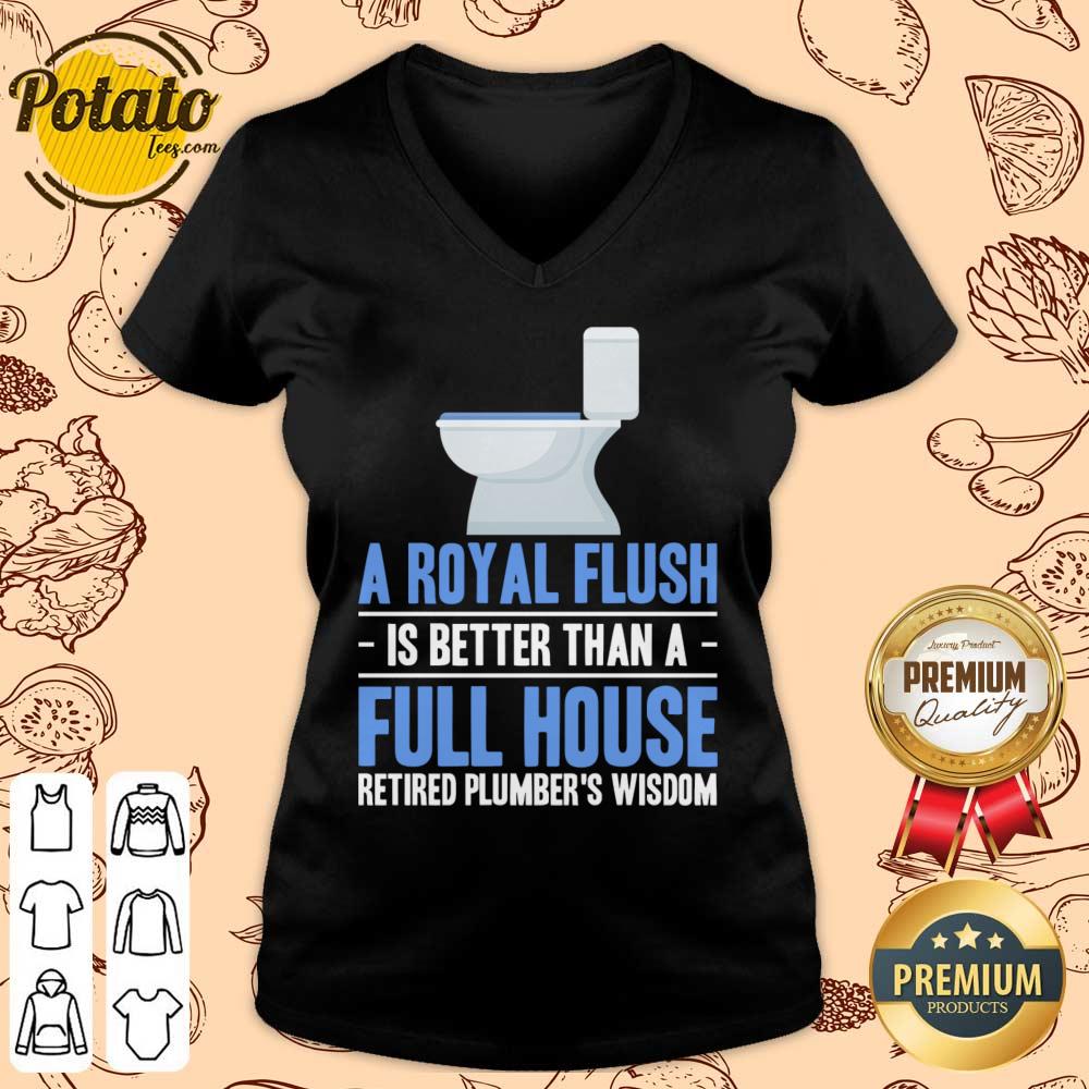 Is A Royal Flush Better Than Full House Toilet Shirt - Image 5