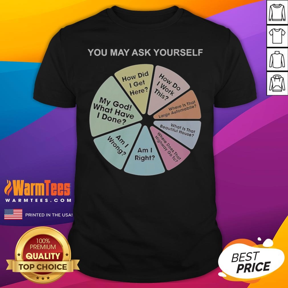 Nice Talking Heads You May Ask Yourself How Did I Get Here What Have I Done Shirt