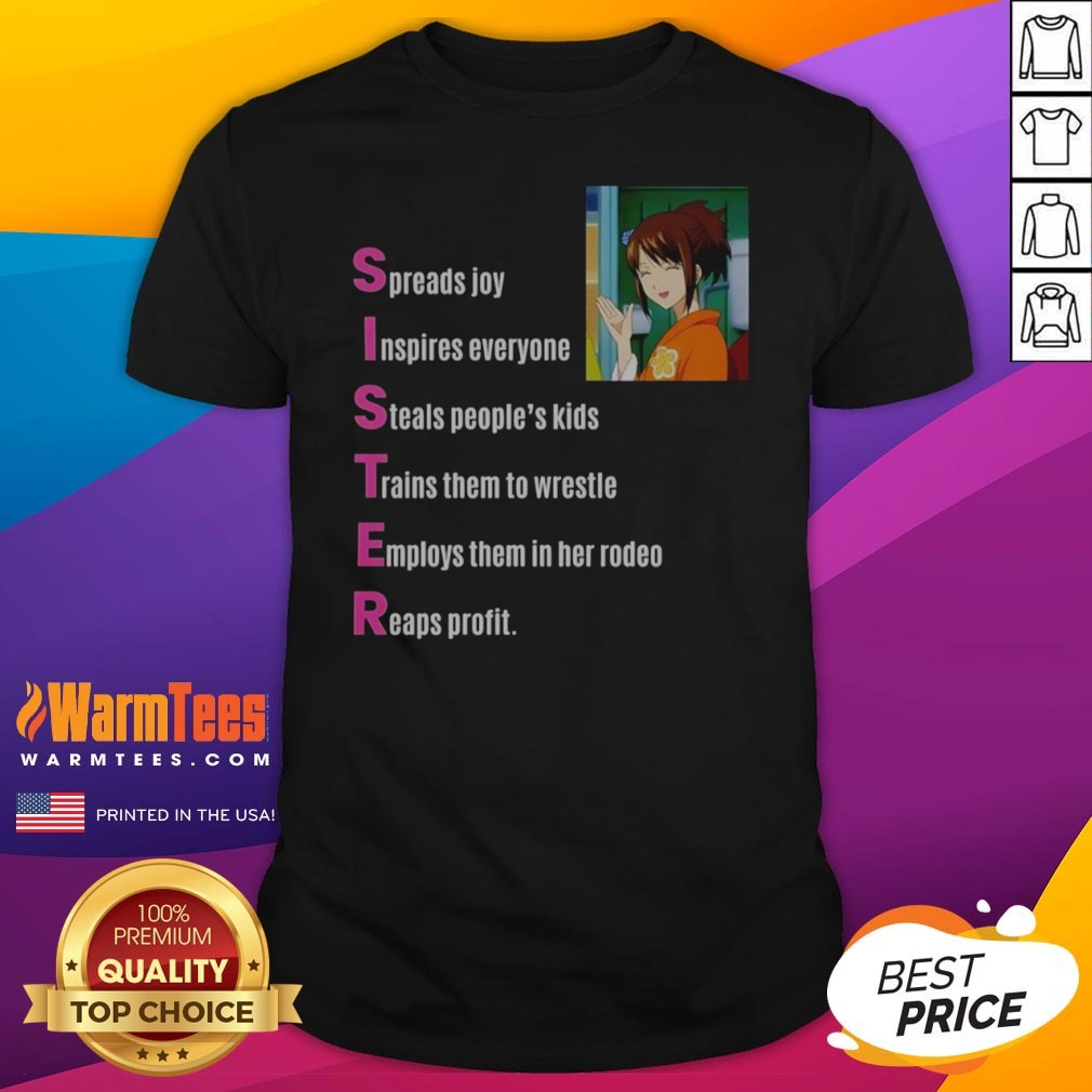 Official Shimura Tae Sister Gintama Shirt