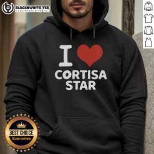Alternative view of Nice I Love Cortisa Star Rap Lovers T-Shirt