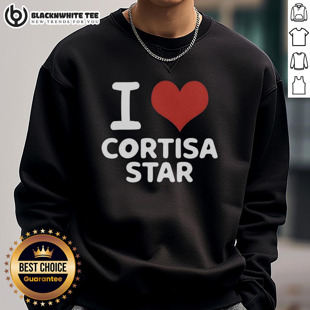 Nice I Love Cortisa Star Rap Lovers T-Shirt - Image 5