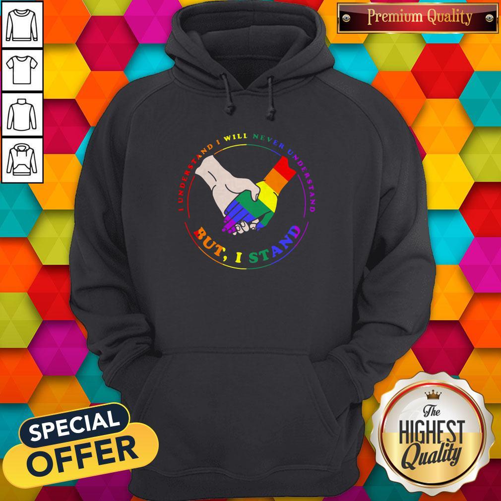 LGBT I Understand I Will Never Understand But I Stand Shirt - Image 4