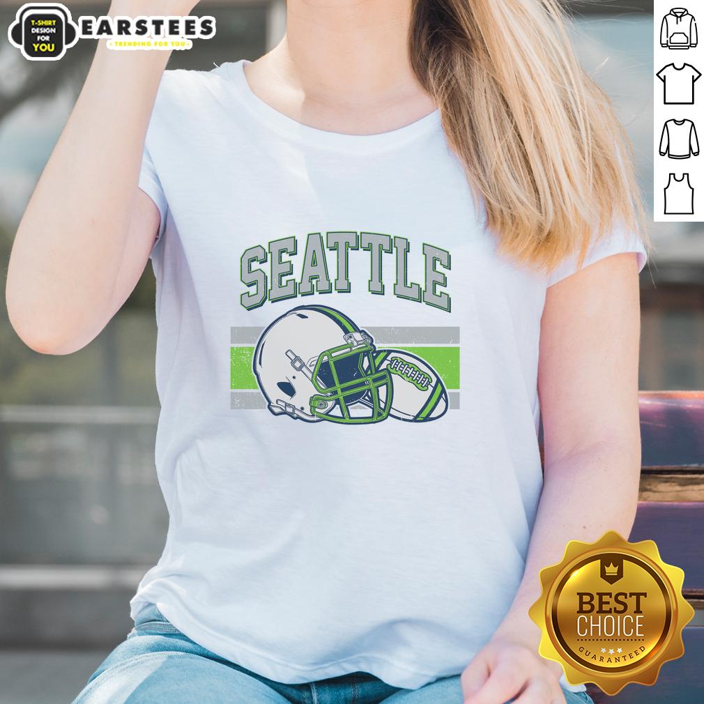 Good Varsity Style Seattle Football T-Shirt - Image 3