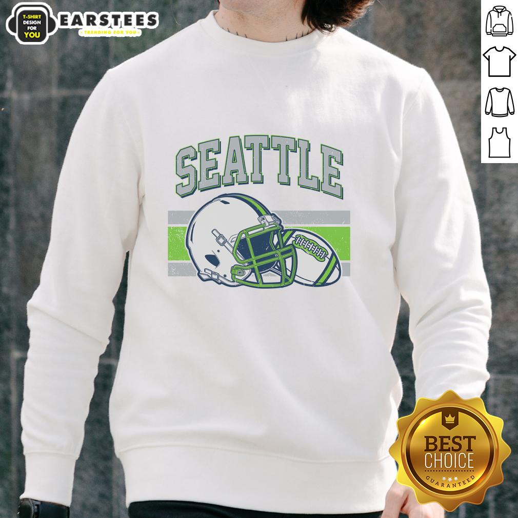 Good Varsity Style Seattle Football T-Shirt - Image 5