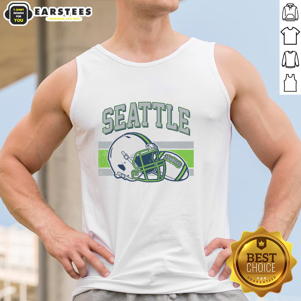 Good Varsity Style Seattle Football T-Shirt - Image 4